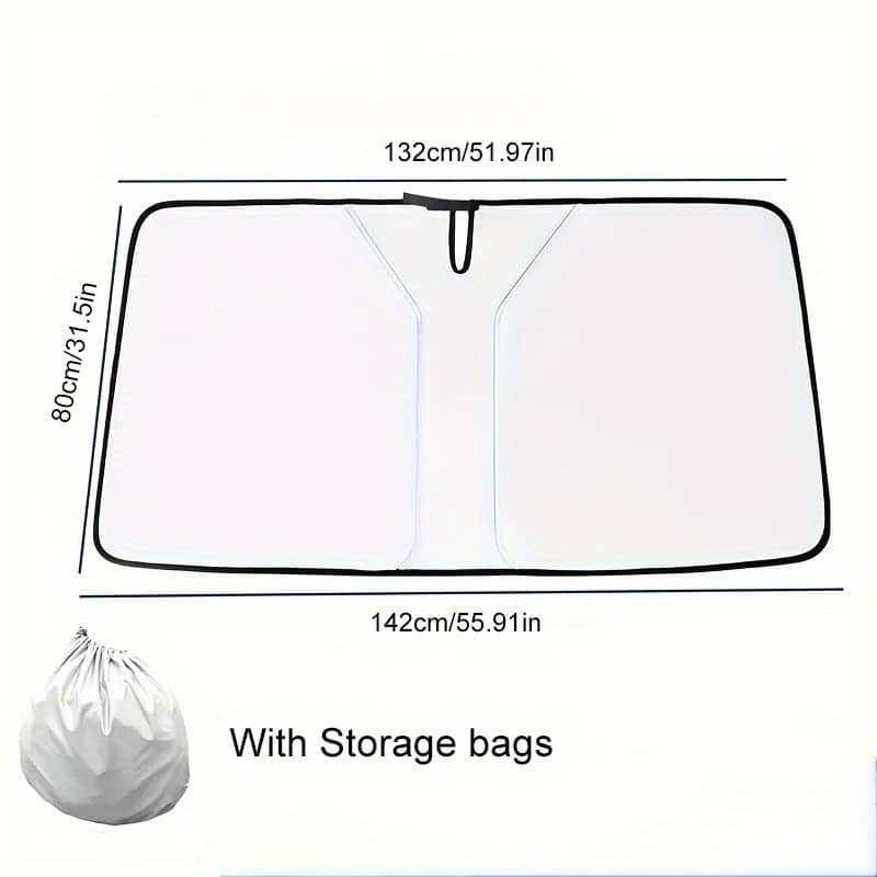Portable Car Windshield Double- – Your Car Cool & From ! Automotive Shop Online at Dubai Trades 2