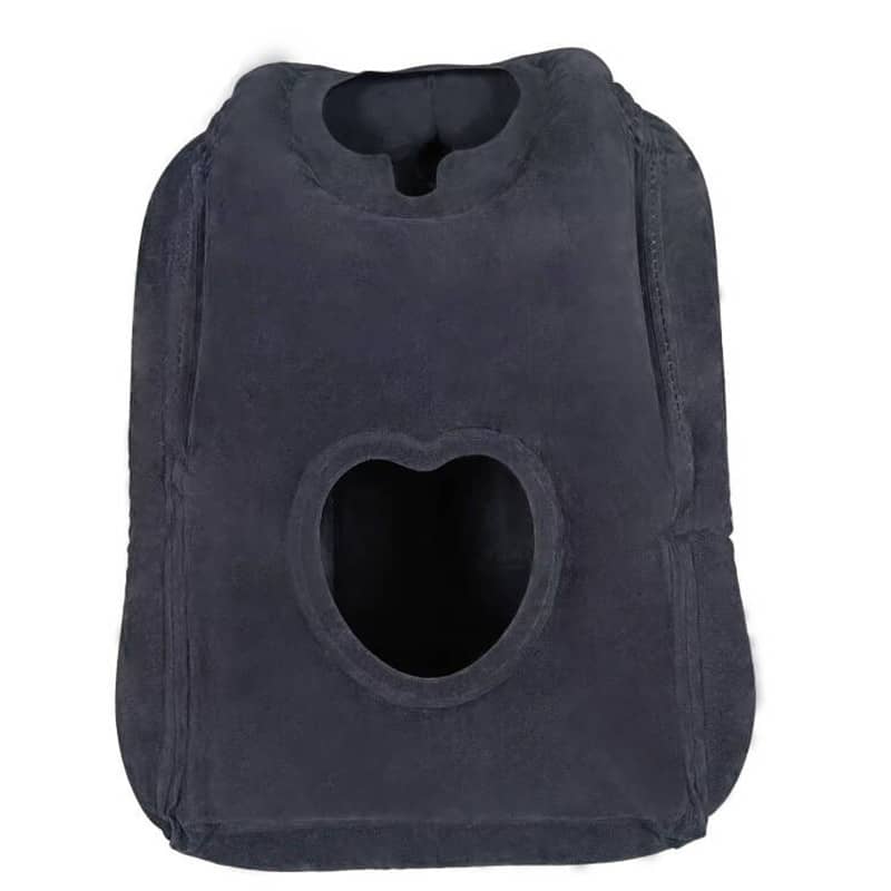 Portable Inflatable Travel Neck Pillow With Heart Cutout, Hand-washable Nylon Cover For Airplanes, Cars, Buses, Trains, Office & Camping Bed Pillows & Positioners Shop Online at Dubai Trades 2