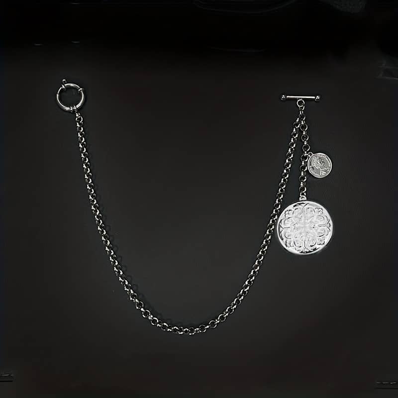 Retro Vest Chain Men’s Suit Brooch Lapel Pin Accessories Lapel Chain With Photo Box Brooches Shop Online at Dubai Trades 2