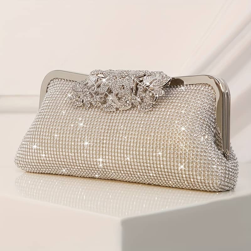 Rhinestone Dinner , Elegant Purse, Women’s Handbag For Prom For Clothing, Shoes & Jewelry Shop Online at Dubai Trades 2