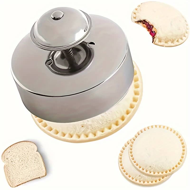 Sandwich Cutter And Sealer, Stainless Steel Sandwich Mold, Round Cookie Mold, Bread Mold, For Breakfast Making, Baking Tools, Kitchen Gadgets, Kitchen Stuff, Accessories Bakeware Shop Online at Dubai Trades 2