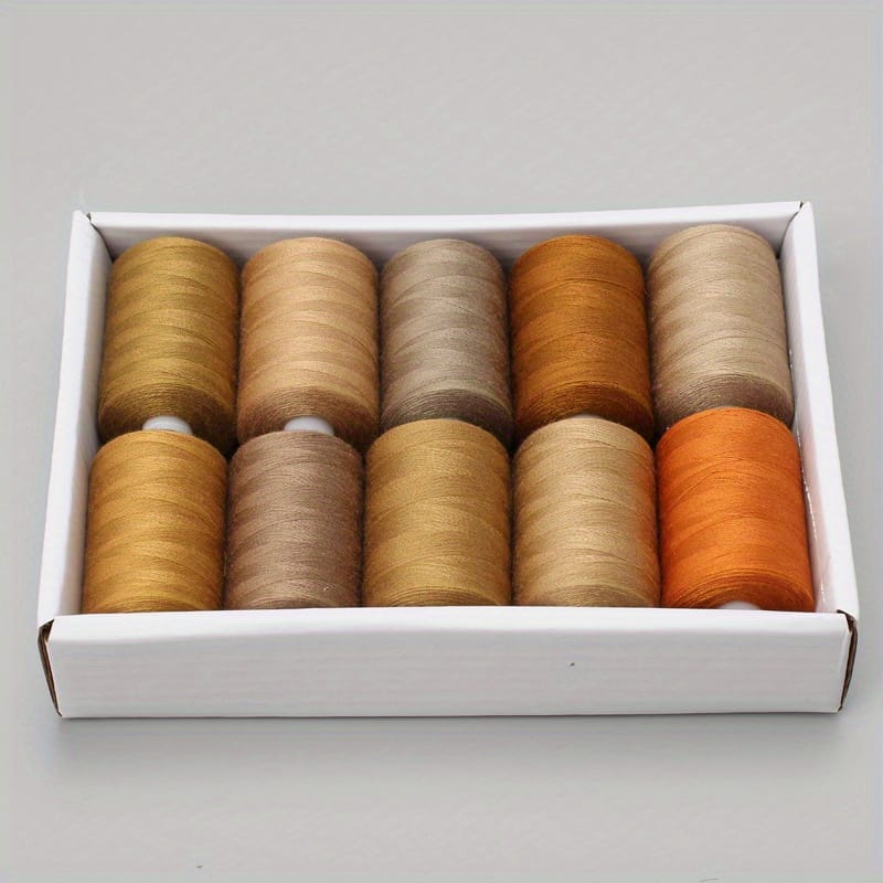 Sewing Thread Polyester For Sewing Needlework Quilting Overlock Embroidery Hand Repair Thread Brown Series Arts, Crafts & Sewing Shop Online at Dubai Trades 2