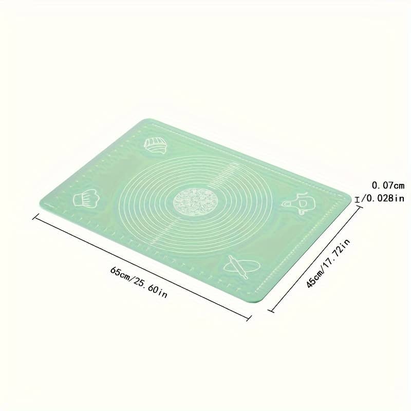 Silicone Pastry Mat With Non-slip Surface – Baking, Rolling Dough, Making Candy & – Food-safe, Easy To Clean Kitchen Counter Accessory For Holiday Baking Baking Mats Shop Online at Dubai Trades 2