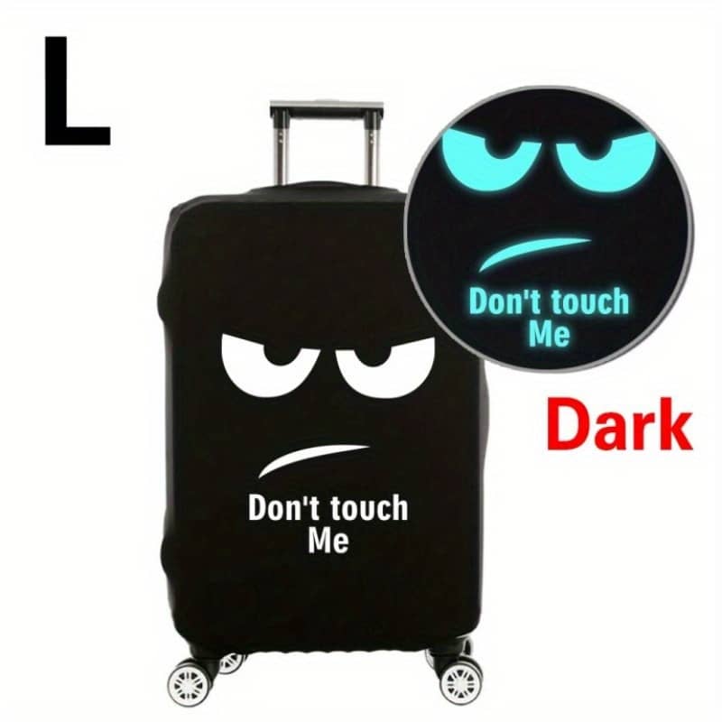Simple Cartoon Luminous Pattern Suitcase Cover, Elastic Travel Accessories For Trolley Case Clothing, Shoes & Jewelry Shop Online at Dubai Trades 2