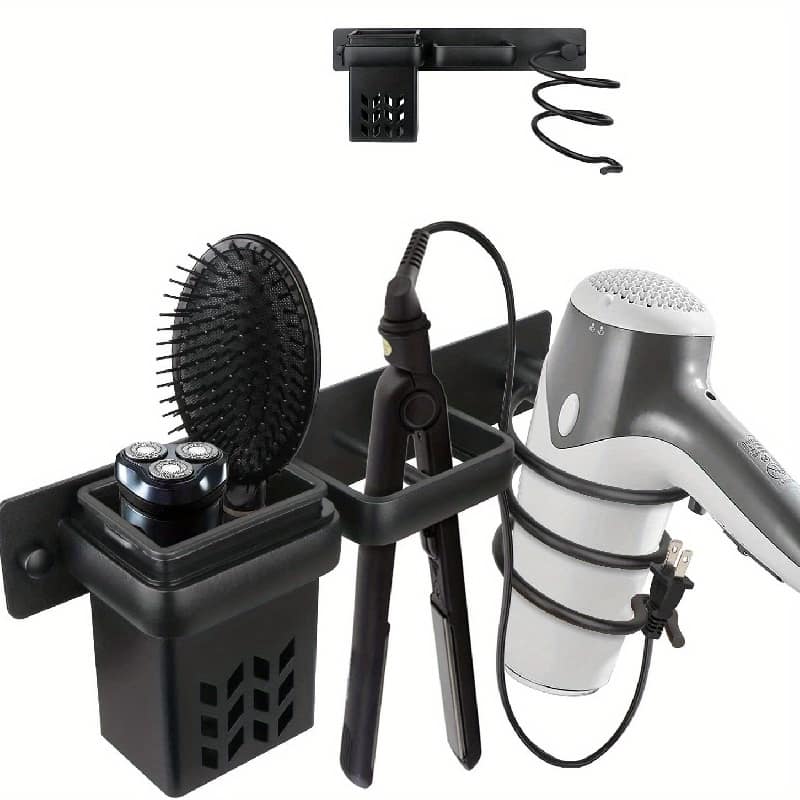 Space-saving Hair Dryer & Straightener Holder – Metal, No Scent, Ideal For Long Wavy Hair Types Beauty & Personal Care Shop Online at Dubai Trades 2