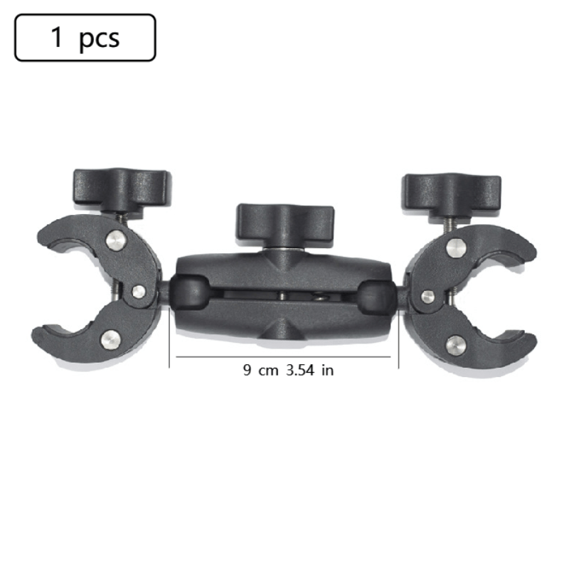 Sports Camera Accessories Clip Bracket Adapter Motorcycle Bicycle Double Clip Bracket For Selfie Stick Monopod Mount Handlebar Stand Automotive Shop Online at Dubai Trades 2