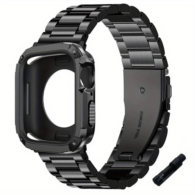 Stainless Steel Milanese Loop Watch Band For Watch -8, Adjustable For 38mm-49mm Wrist Sizes Electronics Shop Online at Dubai Trades 2