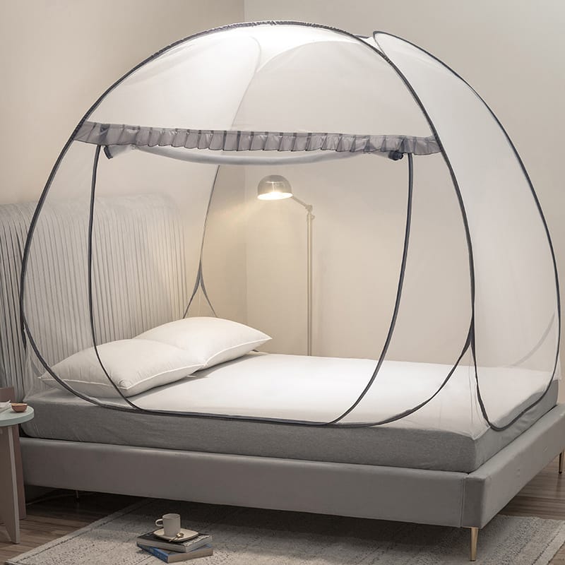 Summer Tent Mosquito Net No Installation Sitting Bed Mosquito Net U-shaped Zipper Mosquito Net Anti-fall Anti-mosquito Mosquito Net Outdoor Portable Mosquito Net Bed Canopies & Drapes Shop Online at Dubai Trades 2