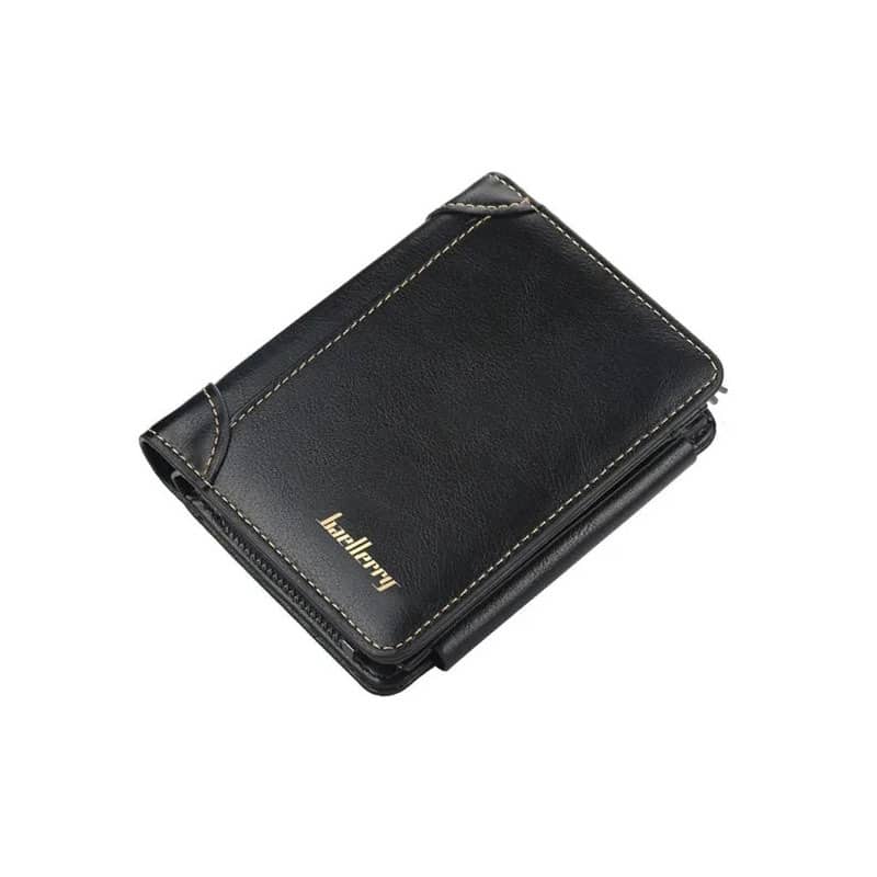 1pc Men’s Short Multi-card Slots Three-fold Zipper Coin Pocket Wallet Fashion Thin Card Bag Give Gifts To Men On Valentine’s Day Accessories Shop Online at Dubai Trades 2