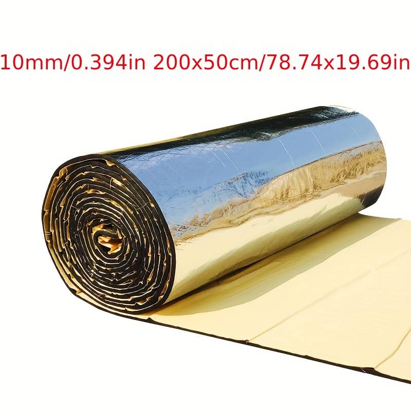 Soundproof Pads For Car Trunks 200*50cm 5/7/10mm Car Sound Mat Proofing Deadener Heat Noise Insulation Deadening Mat Hood Closed Cell Automotive Shop Online at Dubai Trades 2