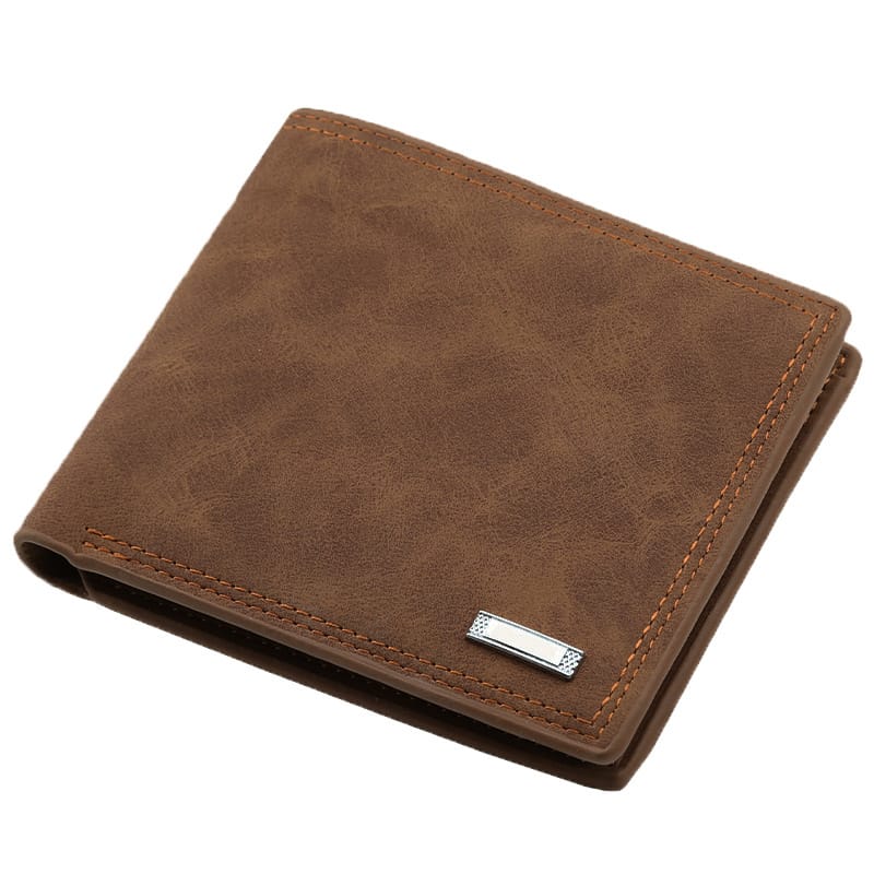Vintage Wallet, Leather , Solid Color With Plaid Padding, Non-braided Weave – Black Accessories Shop Online at Dubai Trades 2