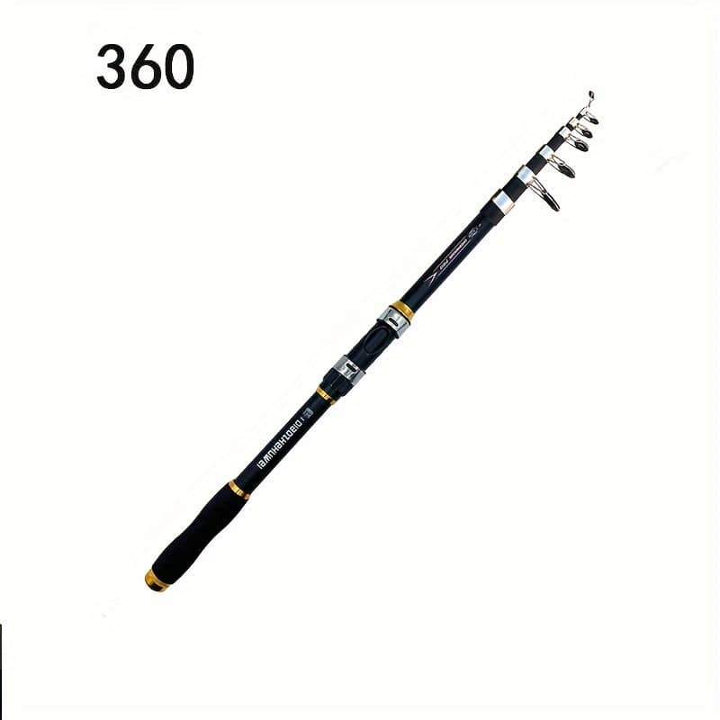 Telescopic Carbon Fiber Fishing Rod, Lightweight And Sturdy, Designed For Long-distance Casting And Sea Fishing. Fishing Shop Online at Dubai Trades 2