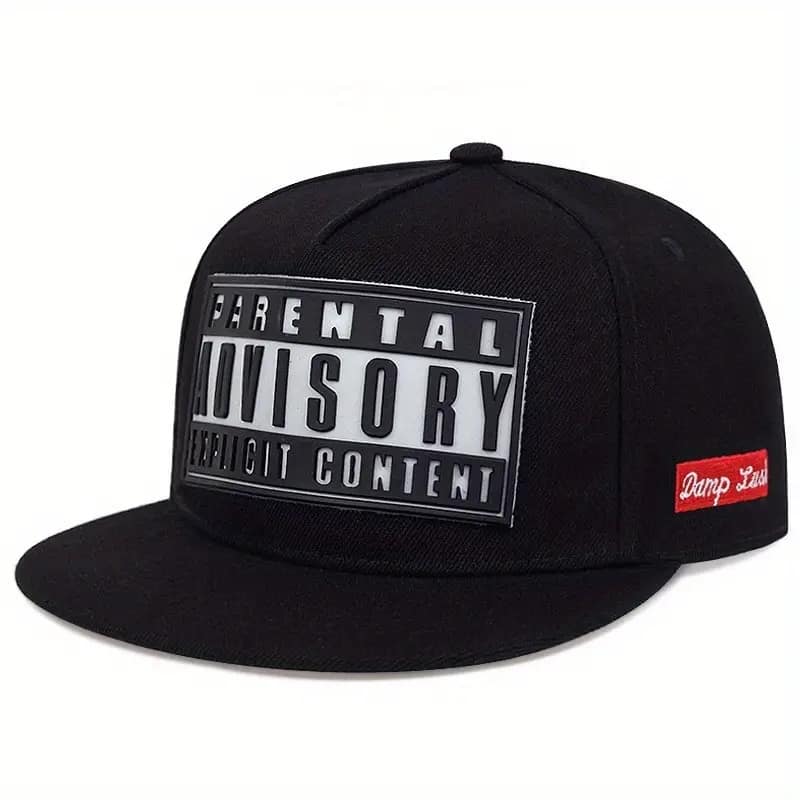 Trendy Advisory Patch Snapback Hat Hip Hop Color Block Baseball Cap Unisex Lightweight Sunscreen Dad Hats For Women Men Accessories Shop Online at Dubai Trades 2