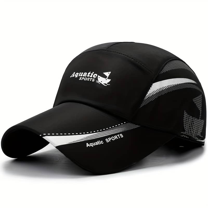 Unisex Adjustable Polyester Baseball Cap With Duck Tongue, Sun Protection Outdoor Fishing Hat, Hand Wash Only, Woven, Pull-on Closure, Fitted For Spring/fall Season Clothing, Shoes & Jewelry Shop Online at Dubai Trades 2