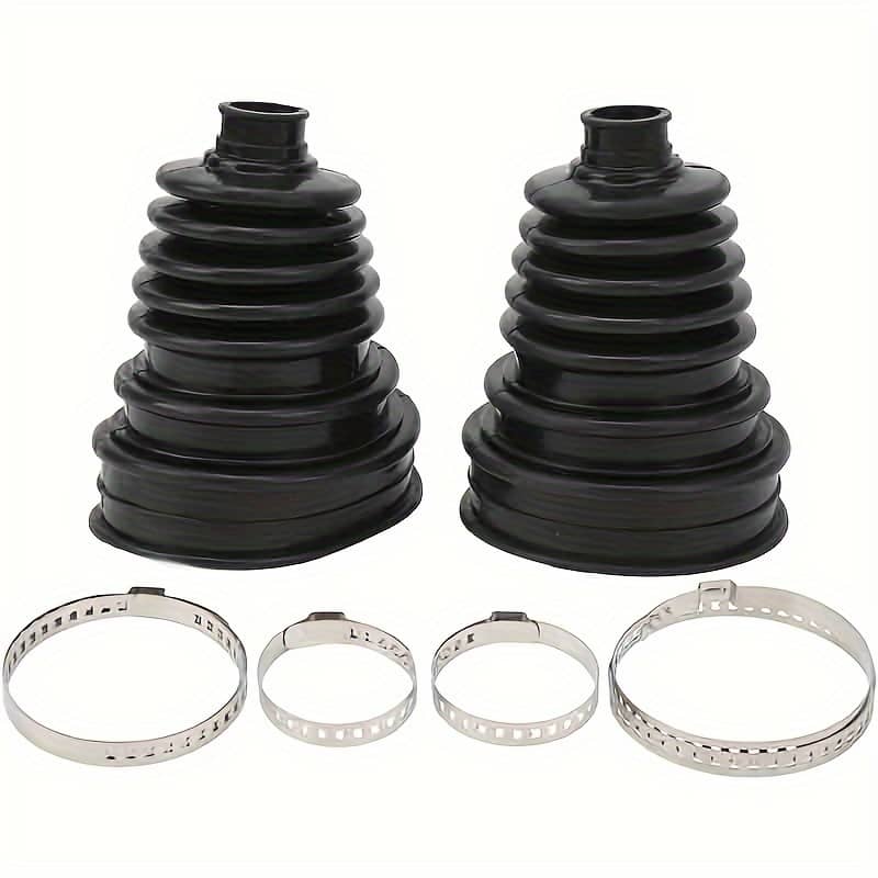 Universal Fit 2pcs Cv Joint Boot Kits, Silicone Dustproof Cover For Car Drive Shaft, Ball Seat Repair With Stainless Steel Clamps Automotive Shop Online at Dubai Trades 2