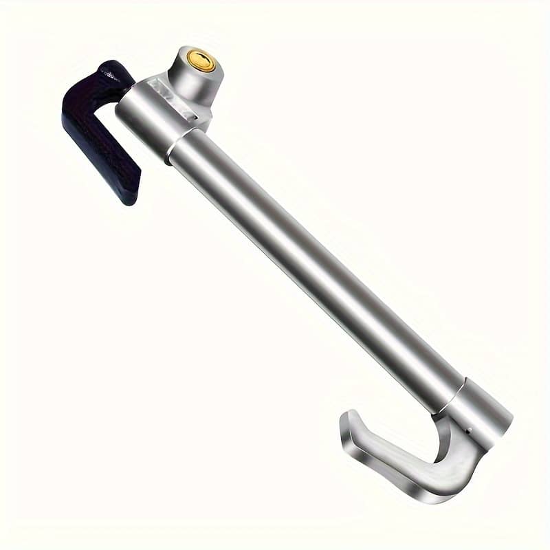 Vehicle Anti-theft , Key , Aluminum Alloy, Universal Fit Steering Wheel Throttle Brake , Hook Extendable Security For , Trucks, And Commercial Vehicles Anti-Theft Shop Online at Dubai Trades 2