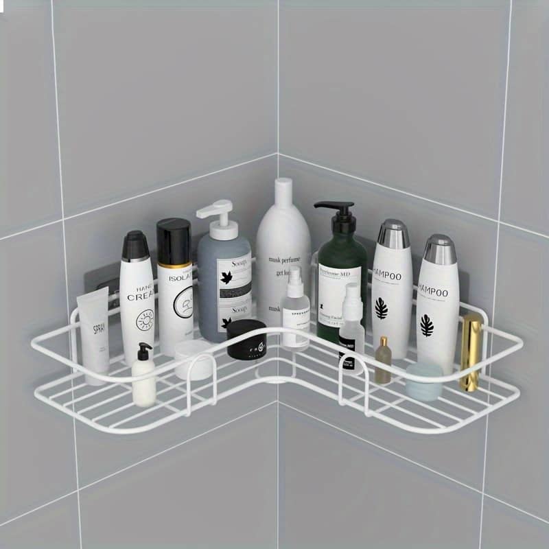 Wall-mounted Storage Rack For Dormitory, Bedside, Kitchen, Bedroom, And Bathroom, No Drilling Required, Fits In Narrow Spaces. Bath Shop Online at Dubai Trades 2