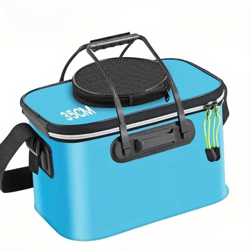 Waterproof Eva Fishing Bucket – Portable, Multi-use Live Fish Container For Camping & Hunting Bait Storage Shop Online at Dubai Trades 2