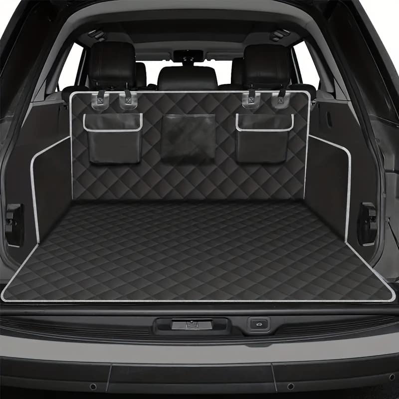 Waterproof Polyester Cargo Liner For Pets – Travel-friendly Car Trunk Mat With Non-slip Backing And Side Flaps For Dogs – Durable Vehicle Pet Nest Pad For Suvs And Cars Automotive Shop Online at Dubai Trades 2