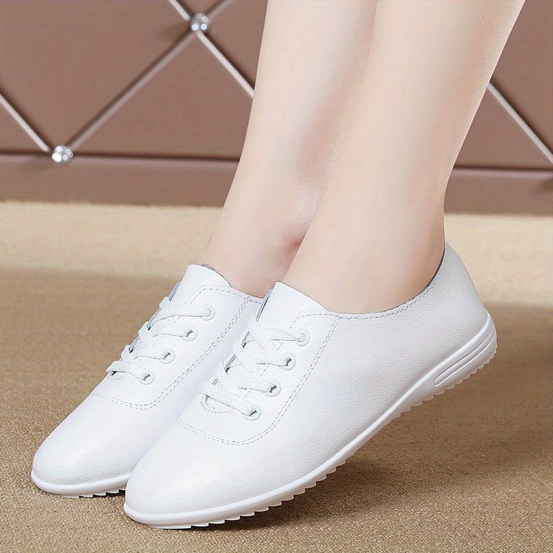 Women’s Solid Color Flat Shoes, Lightweight Low Top Lace Up Shoes, Women’s Casual Walking Shoes Clothing, Shoes & Jewelry Shop Online at Dubai Trades 2
