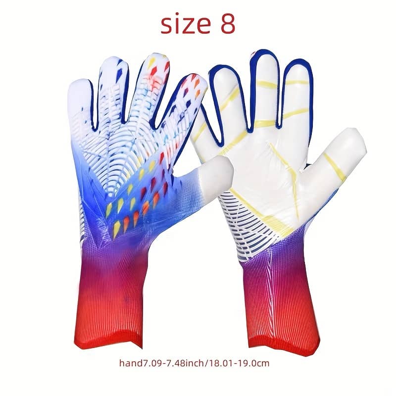 Youth Goalkeeper Gloves For Soccer Training And Matches – Unisex, , , Hand Wash, Pull-on Closure, Design For Holidays – Polyamide Material Goalkeeper Gloves Shop Online at Dubai Trades 2