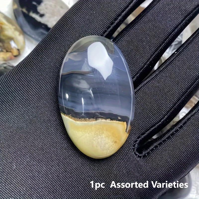 -the-dark Natural Agate Palm Stone – Uv Reactive, Crystal For Home Decor & Jewelry Making Clothing, Shoes & Jewelry Shop Online at Dubai Trades 2