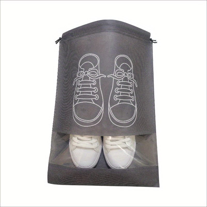 10pcs Non-woven Travel Shoe Storage Bags – Lightweight, Waterproof, & Transparent – Organizing Shoes Clothing, Shoes & Jewelry Shop Online at Dubai Trades 2