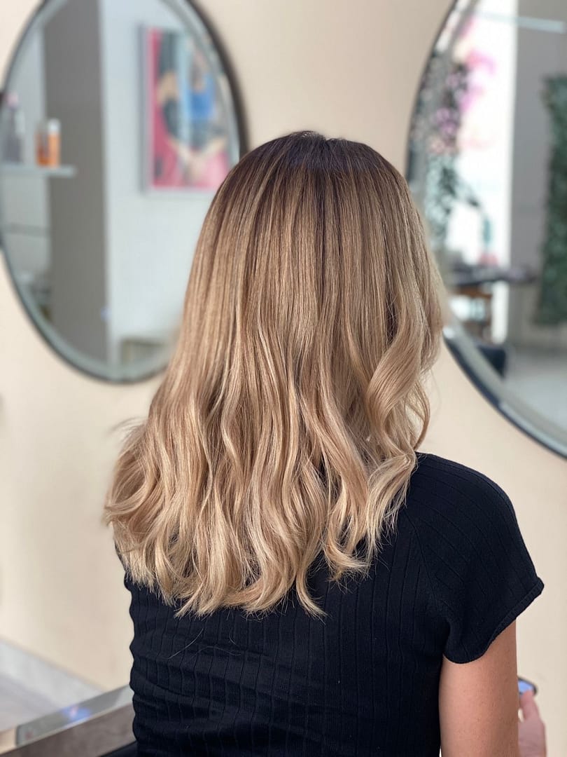 Refresh With A Hair Wash, Blow Dry, Hair Trim And Root Color Dubai other Shop Online at Dubai Trades 7