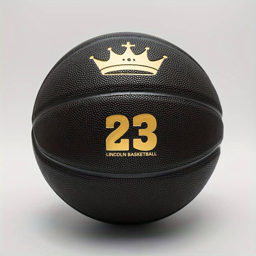 1pc For Basketball – Size 7, Black With & “23” Design, Pu Material, Ideal For Indoor & Outdoor Play, Perfect Gift For Valentine’s, Thanksgiving, New Year, Father’s Day Basketball Shop Online at Dubai Trades 2