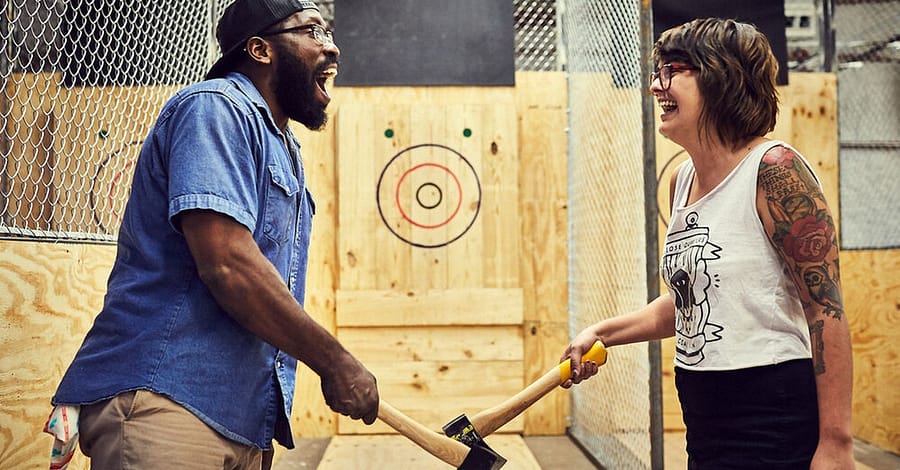 Axe Throwing Experience At Action Park Dubai activities Shop Online at Dubai Trades 2