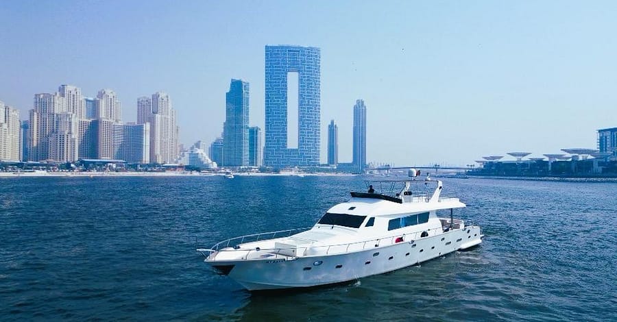 Enjoy 105-Feet Luxury Yacht – 1, 2, 3, Or 4 Hours For Up To 50 Pax Dubai restaurants Shop Online at Dubai Trades 2