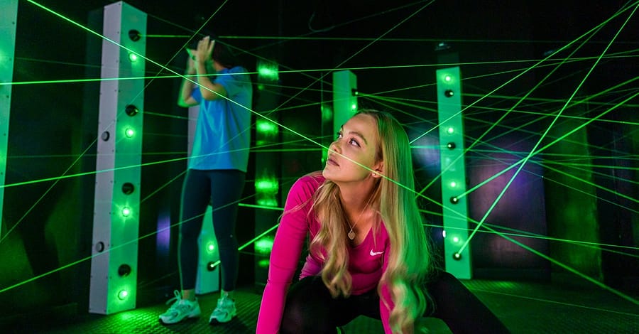 Experience The Thrilling Beamz Laser Maze For One, Two, Or Four People Dubai activities Shop Online at Dubai Trades 2