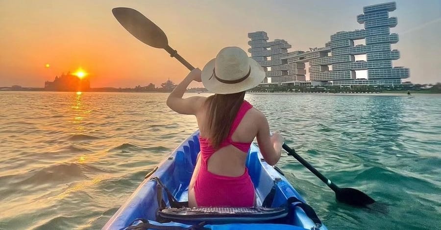 Explore 1-Hr Kayak, Sup, Or Double Kayak Adventure For 1 Or 2 People Dubai activities Shop Online at Dubai Trades 2