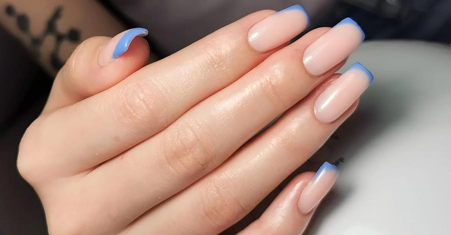 Get Glam With Acrylic Or Hard Gel Nails W/ Polish, Blowdry & Pedicure! Dubai other Shop Online at Dubai Trades 2