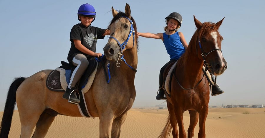 One Hour Horse Desert Hacking Experience At Al Sultan Equestrian Club Abu Dhabi activities Shop Online at Dubai Trades 2