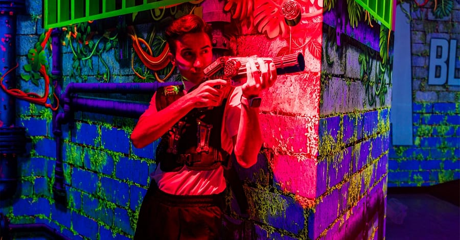Thrilling Laser Island Adventure For One, Two, Or Four People Dubai activities Shop Online at Dubai Trades 2