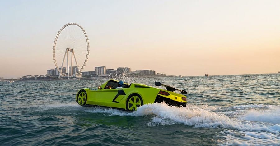 Up To 60 Minutes Jet Car Experience Across Dubai Skyline Dubai activities Shop Online at Dubai Trades 2
