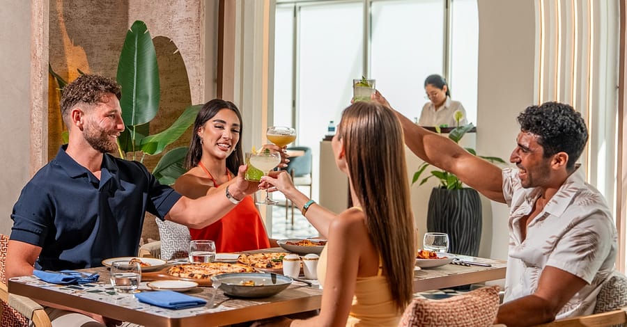 1, 2, Or 4:Premium 3 Course Menu W/ Optional 1 Soft/House Beverage Dubai restaurants Shop Online at Dubai Trades 2