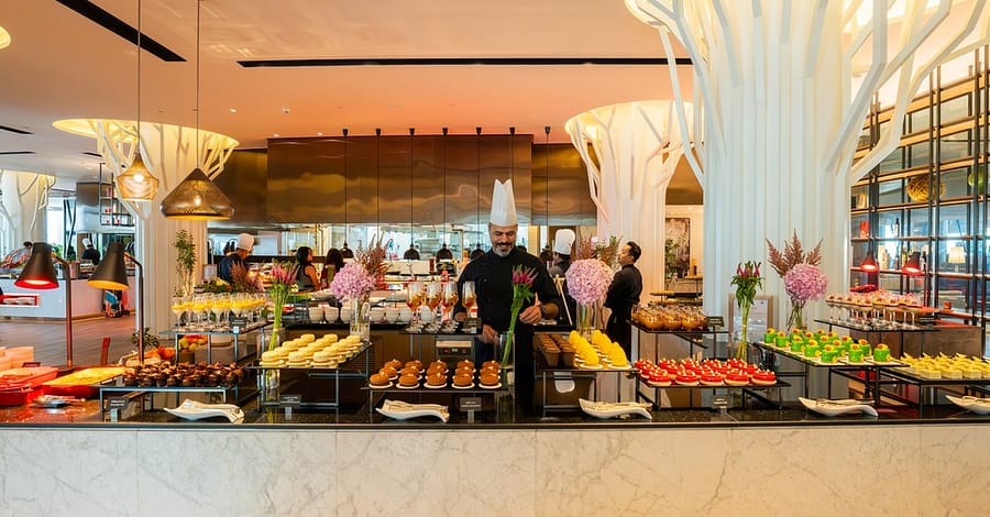 1 Child Or 1, 2, Or 4 Adults: 5* Saturday Brunch W/ Beverages & More Dubai restaurants Shop Online at Dubai Trades 2