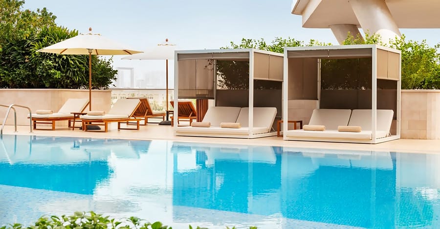 5*Weekday Or Weekend Pool Access W/ Optional Credit On Food & Beverage Dubai activities Shop Online at Dubai Trades 2