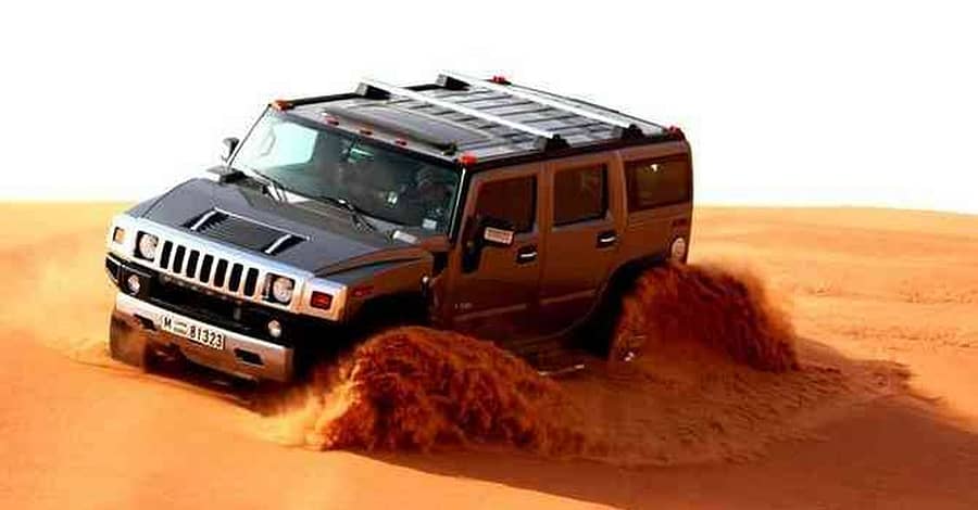 Dive Into Hummer Desert Safari For Child, 1 Or 2 Adults W/ Quad Biking Dubai activities Shop Online at Dubai Trades 2
