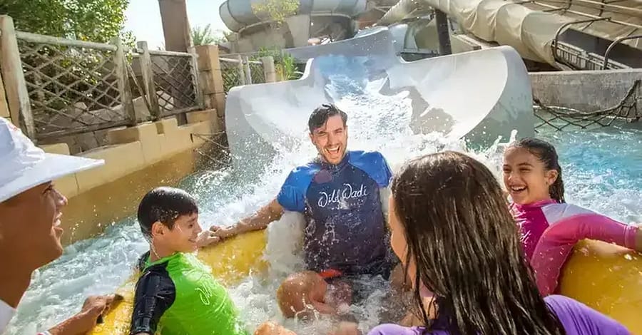 Embark W/ Wild Wadi Waterpark Day Pass W/ Optional Meal For 1, 2 Or 4 Dubai activities Shop Online at Dubai Trades 2
