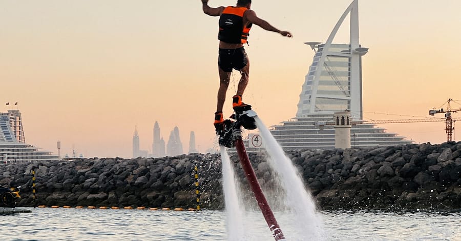 Experience 30-Minute Flyboard Weekdays Or Weekend (Burj Al Arab View) Dubai activities Shop Online at Dubai Trades 2
