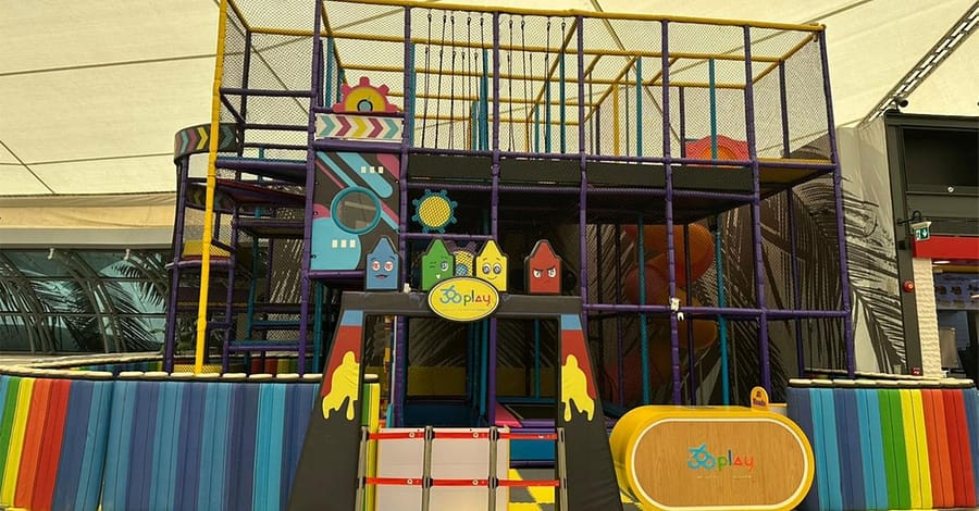 Marina Mall Ad: Ninja Trampo | Building Block- 90-Min Super Saver Pass Dubai activities Shop Online at Dubai Trades 2