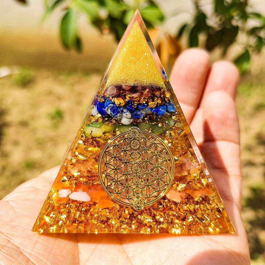 .7-layer Of Life Orgone Pyramid. Decorative Accessories Shop Online at Dubai Trades 2