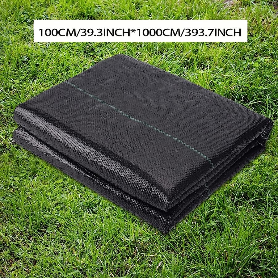 1 Pack, Garden Barrier Landscape Fabric, Block Fabric, Woven Mulch For Landscaping Ground Cover Control Fabric, Black Garden Bed Liner Gardening & Lawn Care Shop Online at Dubai Trades 2