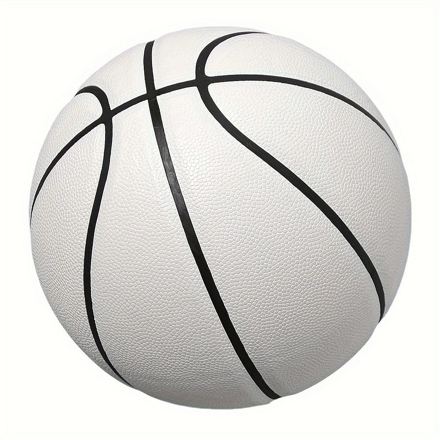 1 Premium Pu Basketball – Black & White, For Indoor/ & Competition, Ideal For Celebrations Basketball Shop Online at Dubai Trades 2