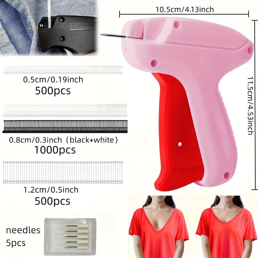 1 Set Fine Needle Clothes Tool, With 6 Thin Needles And 2000 Fasteners, Mini Quick Sewing Hem Tool Arts, Crafts & Sewing Shop Online at Dubai Trades 2