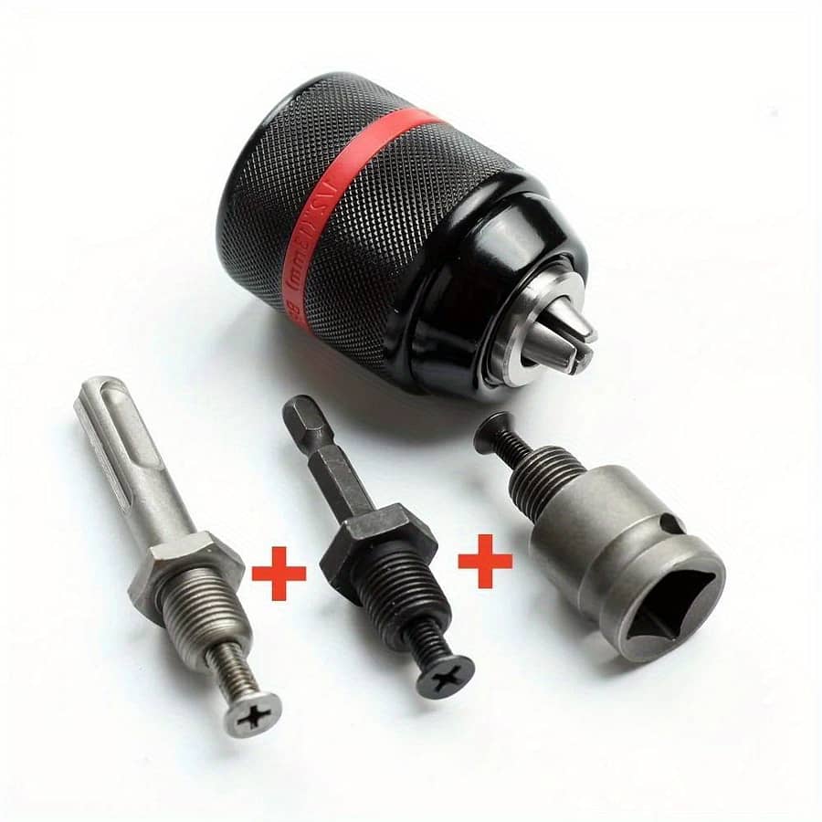1 Set Metal Heavy Duty 1.5-13mm Keyless Drill Chuck Hex Shank/sds/socket Square Female Adaptor Metal Drill Chuck Converter Drill Chucks Shop Online at Dubai Trades 2