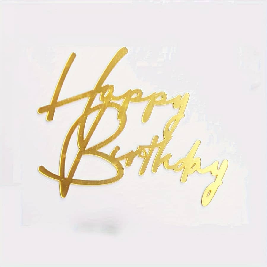 10 Happy Birthday Cake Toppers – Decorating Cakes And Dessert Table! Valentine’s Day, Mother’s Day, And Spring Gifts Cake Decorating Supplies Shop Online at Dubai Trades 2